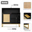 Armoire d'appoint de 31,5 po de largeur avec tablette ouverte