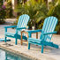 Ensemble de 2 chaises Adirondack d'extérieur Abril