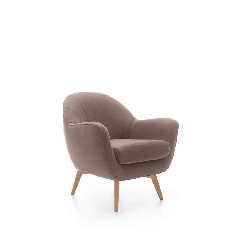 Percy Upholstered Armchair, Lilac