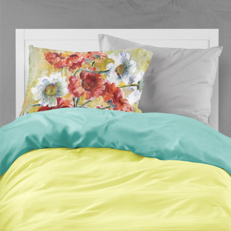 Taie d’oreiller floral
