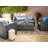 Arlington 5-Person 4-Piece PE Wicker Patio Conversation Set with Cushions and Storage Table-1696231291