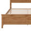 Structure de lit plateforme simple en bois avec lattes stables, aucun sommier requis-760574014