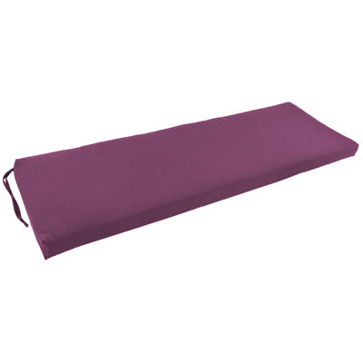 Coussin de banc d'intérieur en micro-suède