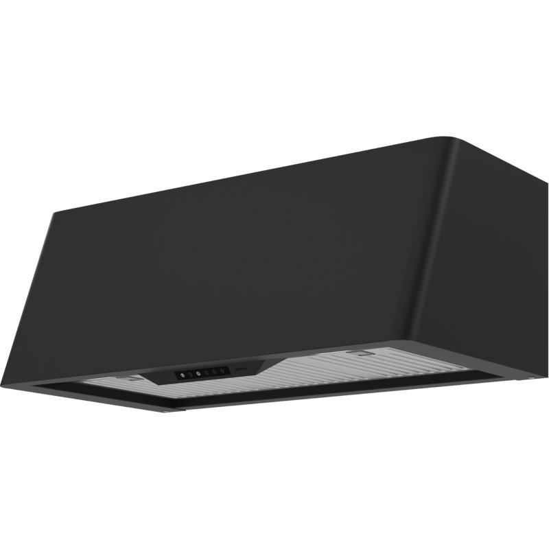 Zephyr Mesa 90 cm. Wall Mount Range Hood with LED Lights, Matte Black