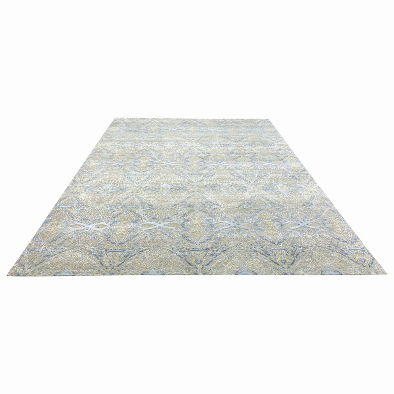 Ikat Area Rug, Rectangle 9' x 12'