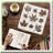 Autumn Maple Leaves Plastic Leaf Pattern Stencil