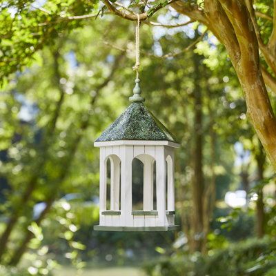 Mangeoire à oiseaux décorative en bois Tsaile