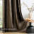 Velvet Blackout Thermal Curtain Panel –  Room-Darkening Grommet Solid Color Drapes for Living Room Bedroom (Set of 2)-2137844451-2136243340