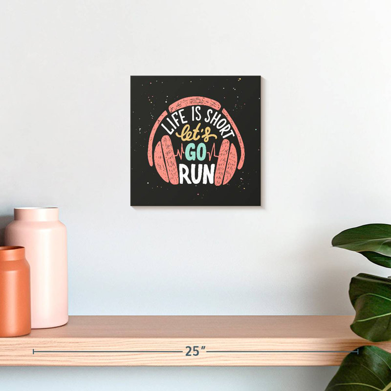 Citation de remise en forme Tergel Let's Go Run, H 10 po x l 10 po