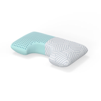 Premium Italian Foam Pillow - Cooling Phase-Change Cover, Ergonomic Support, Usa-Assembled, Machine-Washable For Elevated Sleep