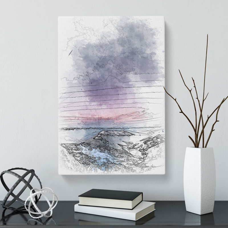 The Dolomites In Italy - Wrapped Canvas Print, 76cm H x 45cm W x 4cm D