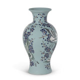 Dynasty Vase, Soft Blue