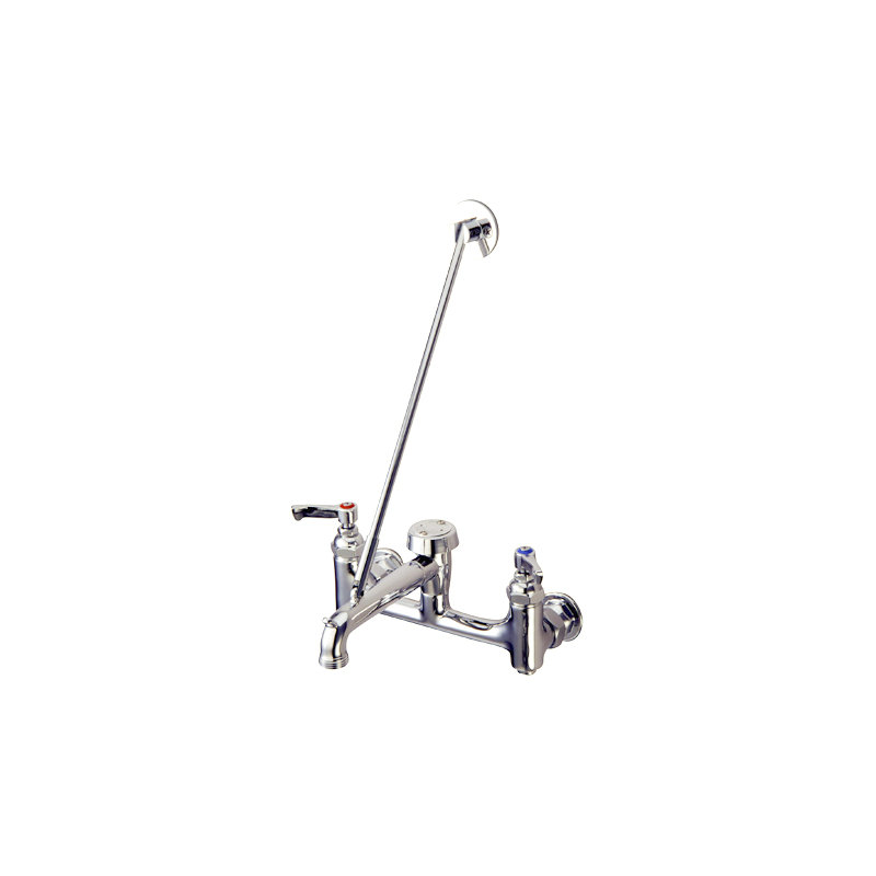 Rigid Bridge Faucet, Polished Chrome