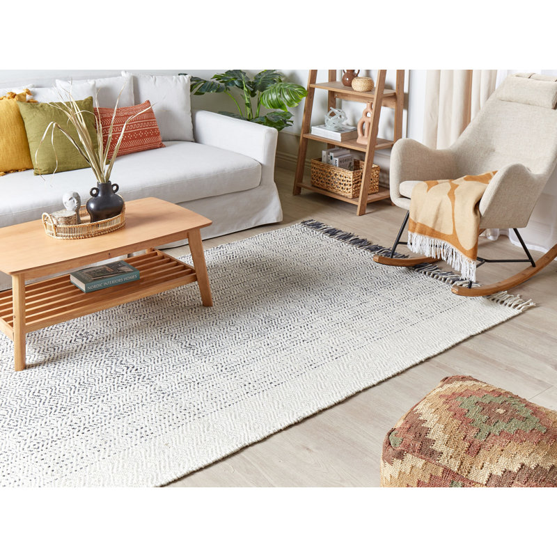 Nardin Geometric Hand Woven Area Rug, Rectangle 140 x 200cm