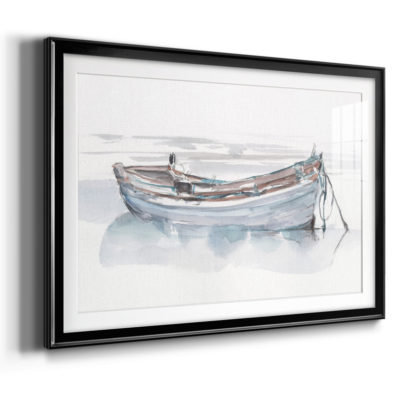 «Rolling Fog I», impression sur papier, Noir, H 19 po x l 27 po x P 1,5 po