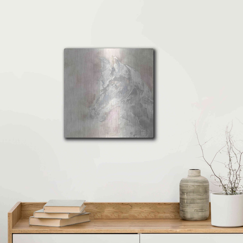 «Gray Head IV» par Chris Paschke, H 12 po x l 12 po