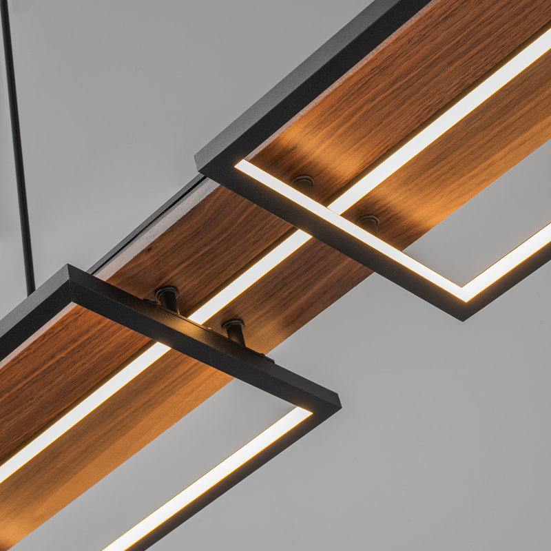 Dimmable Led Kitchen Island Pendant Square / Rectangle Chandelier