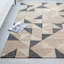Solene Geometric Hand-Loomed Brown/Charcoal Area Rug-1724365003