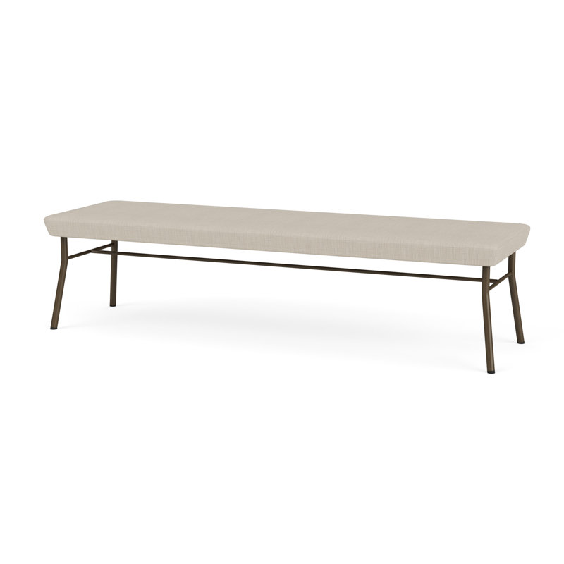 Banc en métal 3 places Chat, Bronze, Plot Line neutre