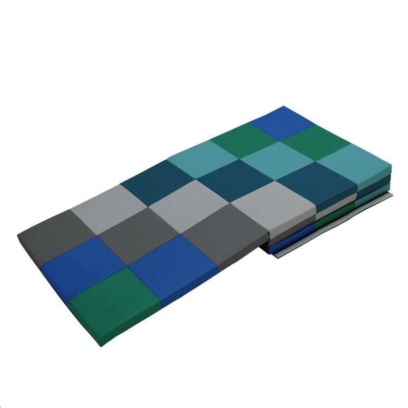 Tapis d'activité pour tout-petits 4 plis SoftScape, Vert/bleu