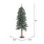 Arbre de Noël artificiel écorce naturelle-1222865083