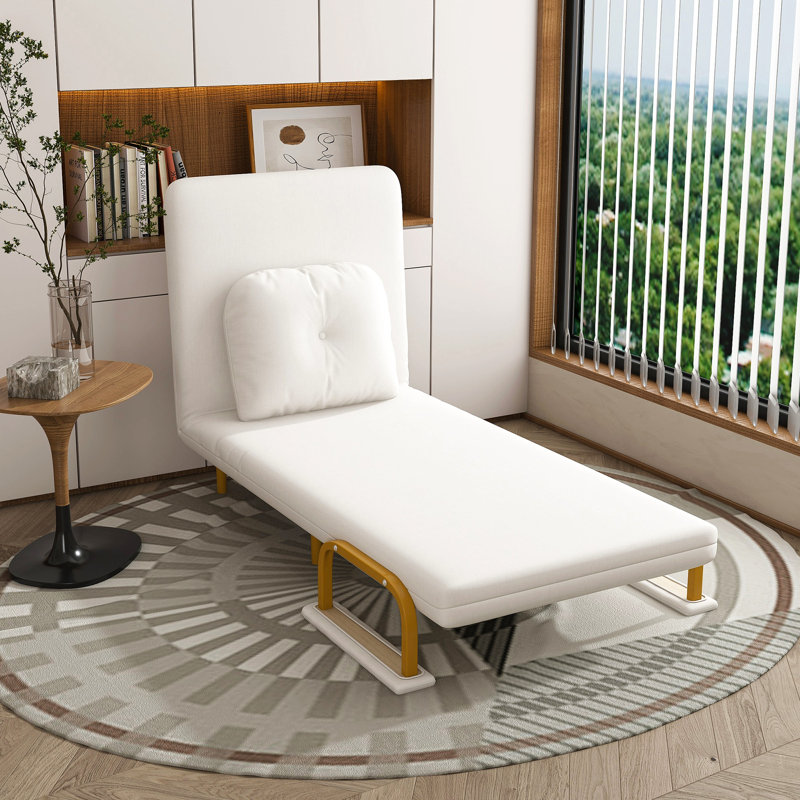 Fauteuil convertible 3-en-1 pliant pour canapé-lit - Dossier réglable à 5 positions avec coussin, canapé-lit peu encombrant pour le salon, la chambre à coucher et le bureau