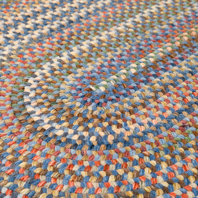 Tapis réversible New England Braid, Oval 6 pi x 9 pi