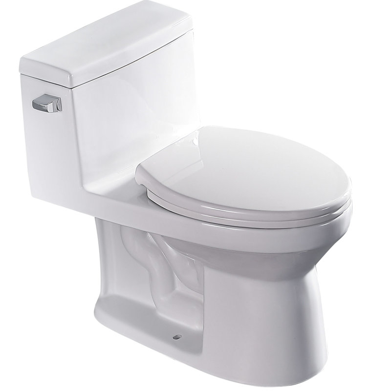 Toilette de salle de bain en céramique élégante - apparence élégante, fonction pratique avec une capacité de chasse puissante et une utilisation intensive