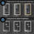 LED Lighted Medicine Cabinet With Mirror, 30*32Inches Bathroom Mirror Cabinet With Lights,Recessed Or Wall Mounted, 3 Color Temperaturesanti-Fog-368162195