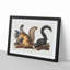 Fox Squirrels by J.W. Audubon - Framed Print-55577740-55577743