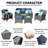 5 - Person Patio Conversation Set with Cushions-215803802