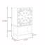 Buffet de vin moderne peint