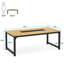 Aalderk Solid Wood Steel Computer Desk-1928445634-1928445637