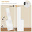 Armoire de rangement pour garde-manger de 67 po de hauteur, bahut autoportant pour bar à café avec lumière à DEL RVB et station de charge, armoire buffet avec tablettes réglables et prises de courant, blanc -1338032164