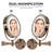 OVENTE 9" Lighted Wall Mount Makeup Mirror with 1X/7X Magnification, Double Sided Magnifying Bathroom Mirror, LED Glow Light, 360° Swivel Design, Extendable Folding Arm, Antique Brass MPWD3185AB1X7X-1674031900