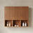 41" Bathroom Wall Mounted Cabinet, Composed of 3 Cabinets with Doors and Open Compartments, Can be Used in Combination or Individually, Suitable for Bathroom, etc.