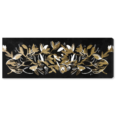 Décoration murale botanique sur toile Flora Luxe par Art Remedy