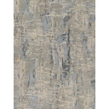 Melange Hand Knotted Wool Abstract Area Rug
