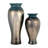 Iqraa Handcrafted Glass Vase - Sleek Decorative Accent for Modern and Glam Styles-86748985