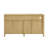 59" Modern 4-Door Sideboard with Power & USB, Adjustable Shelves, Half-Open Storage, Metal Accents-528142146