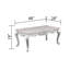 Élégante table basse en bois argenté - Rehausse l'ambiance de votre salon