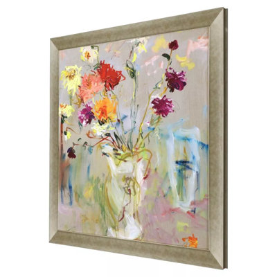 Flovilla A Jug Of Dahlias Framed On Print