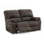 Causeuse inclinable électrique Leesa, cuir bleu océan, port USB, 65 pouces-113959736