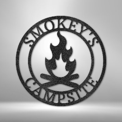 Monogramme de feu de camp personnalisé