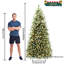 Lighted Artificial Christmas Tree with Snow Effect PVC/PE Pine Christmas Tree Realistic with Base-1177680603-1177680599