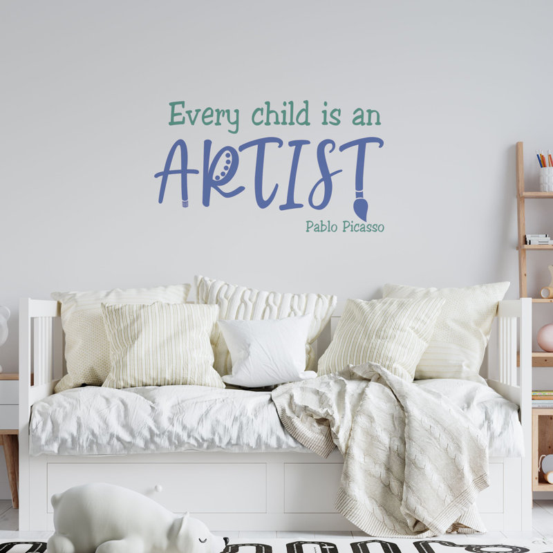 Text & Numbers Wall Decal, 20" H x 11" W