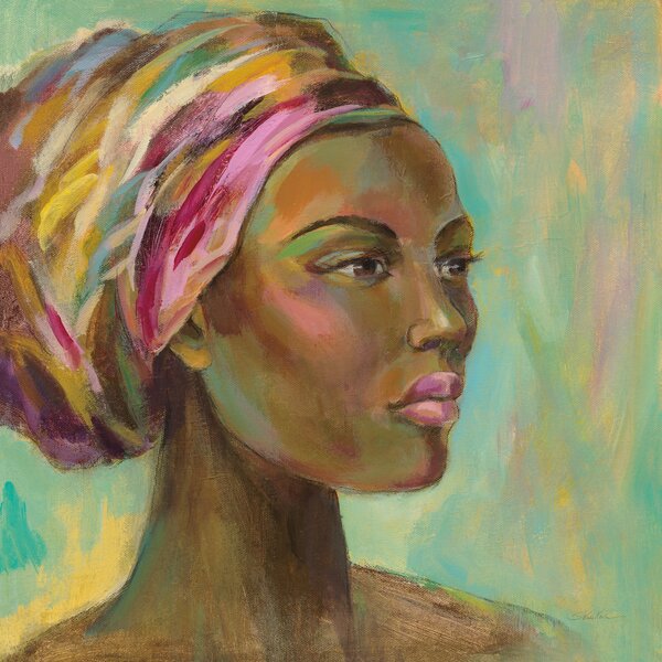 African Woman I by Silvia Vassileva - Wrapped Canvas Painting