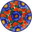 Flowers In Bloom Ceramic Decorative Plate