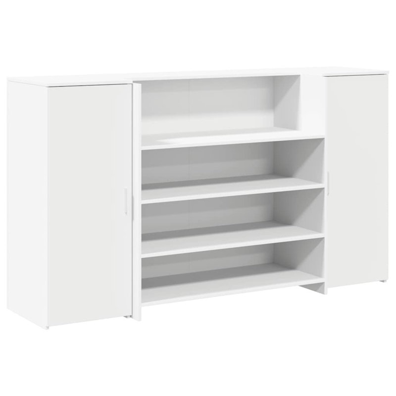 Camariah Standing Desk, 103.5cm H x 180cm W x 50cm D, White