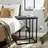 C End Table With USB And Built-In Outlets Sofa Table with Charging Station for Living Room-641334771